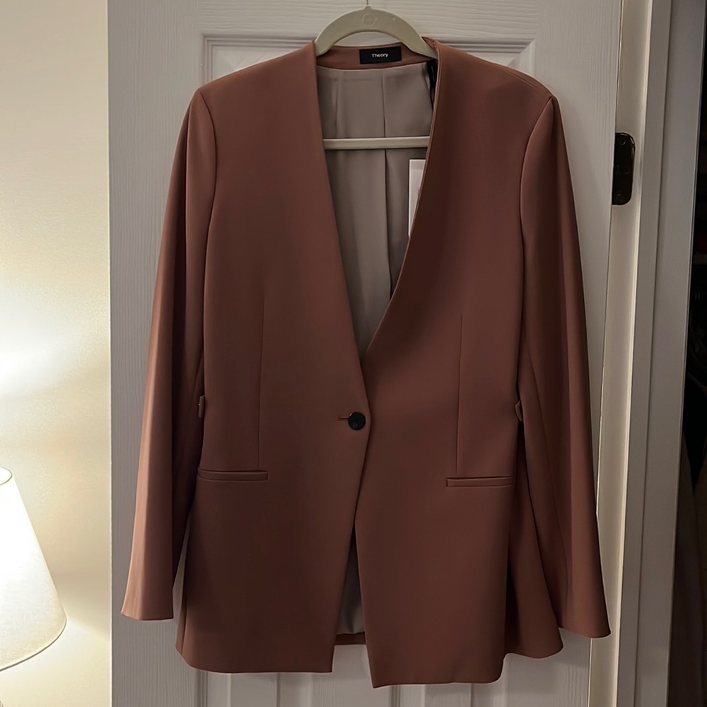 Theory Women's Brown Blazer